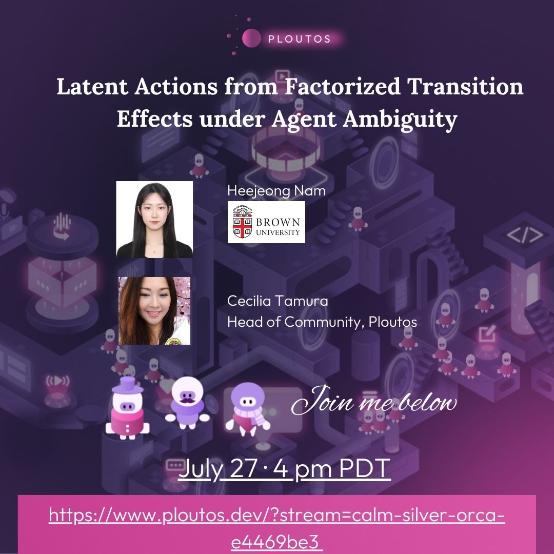 Thumbnail for Ploutos live talk on Latent Action Models